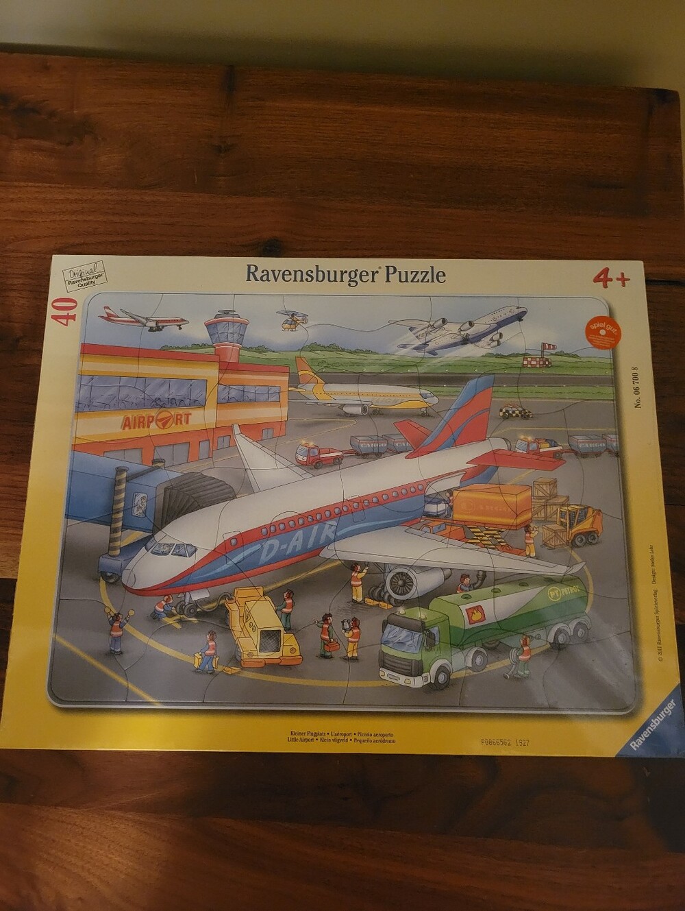 New, Ravensburger Airplane Puzzle, 40 Piece